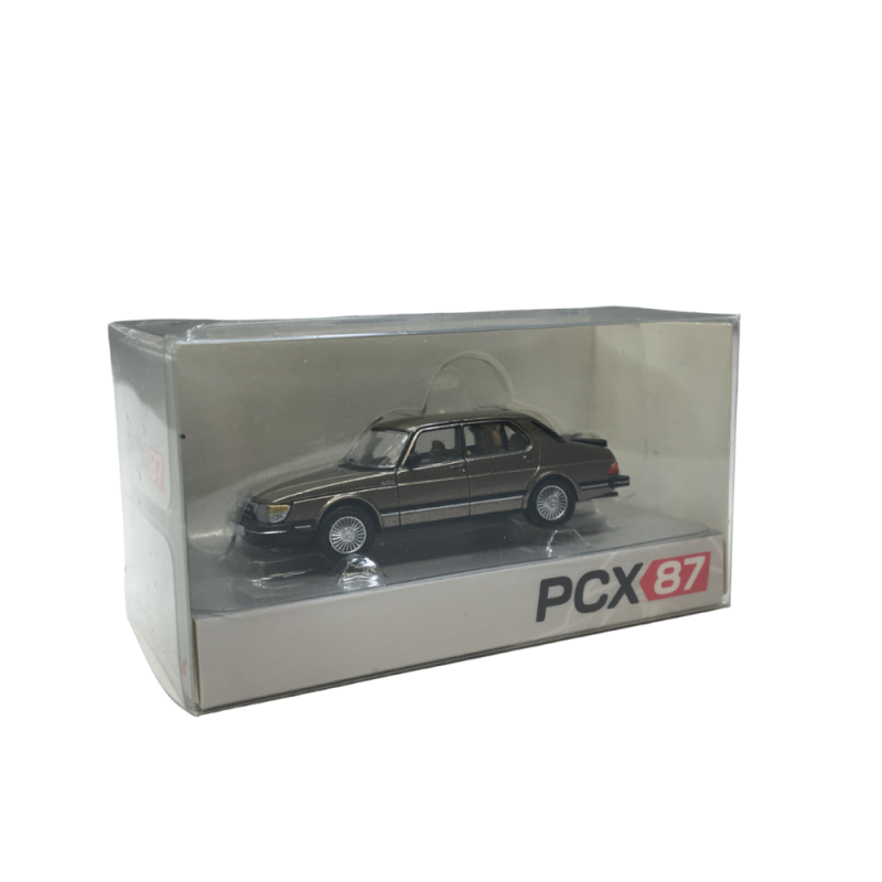 Brekina Automodelle PCX870758 HO Brown 1986 Saab 900