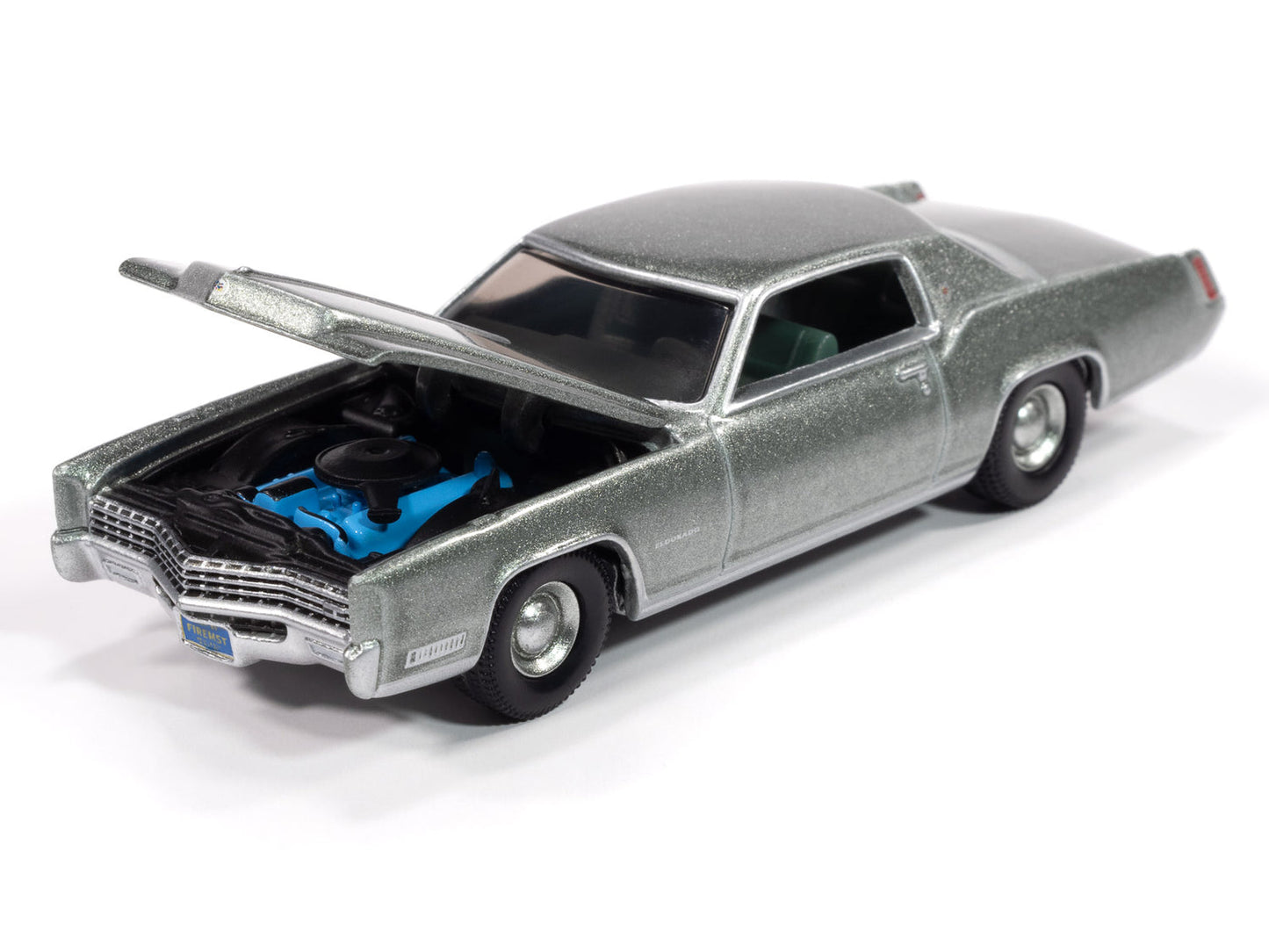 Auto World AWSP185-B-CASE 1:64 Light Green 1967 Cadillac Eldorado (Pack of 6)