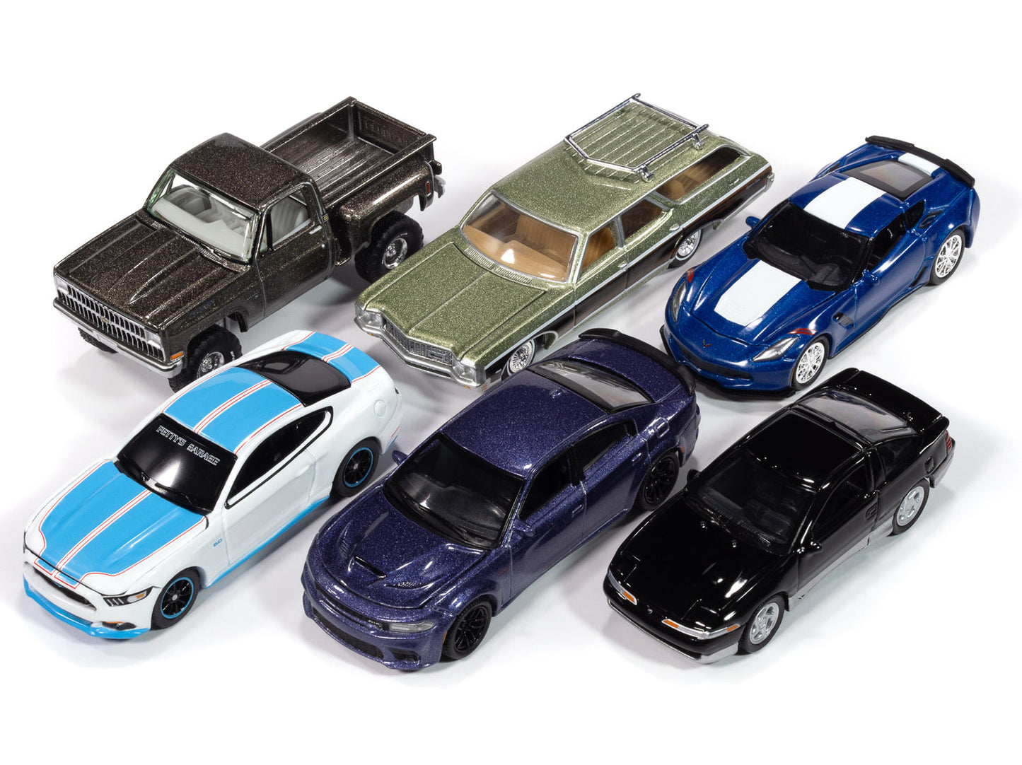 Auto World 64452-B-CASE 1:64 Auto World Premium 2024 Release 3 Set B (Set of 6)