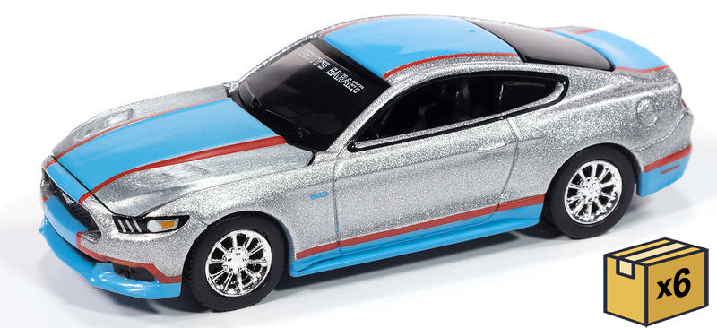 Auto World AWSP178-A-CASE 1:64 Silver 2017 Ford Mustang GT Tribute Edition (6)