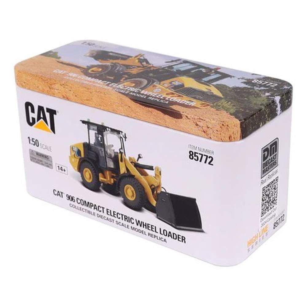 DieCast Masters 85772 1:50 CAT 906 Wheel Loader Electric Version Diecast Model
