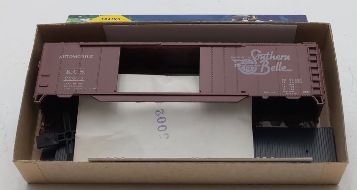 Athearn 5031 HO Scale K.C.S. Southern Belle 50' Auto Box # 20895 Kit