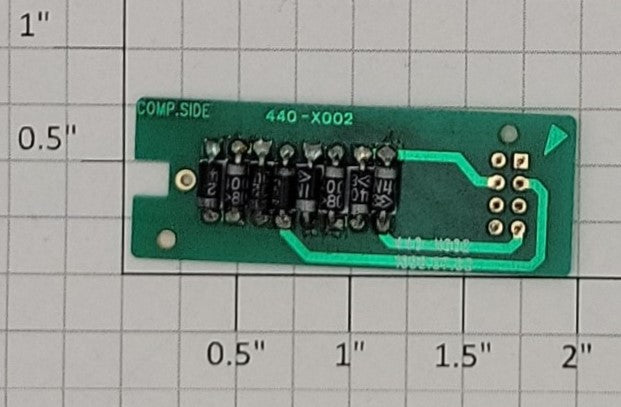 Proto 2000 440-X002 HO Scale Diode PCB Circuit Board