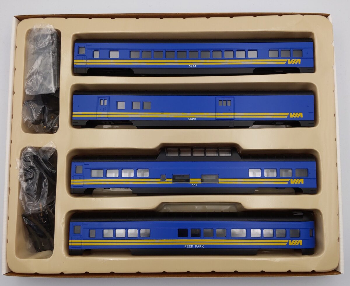 Con-Cor 0001-092012 HO Coach/RPO/Dome/OBSV Car Kit - Set of 4