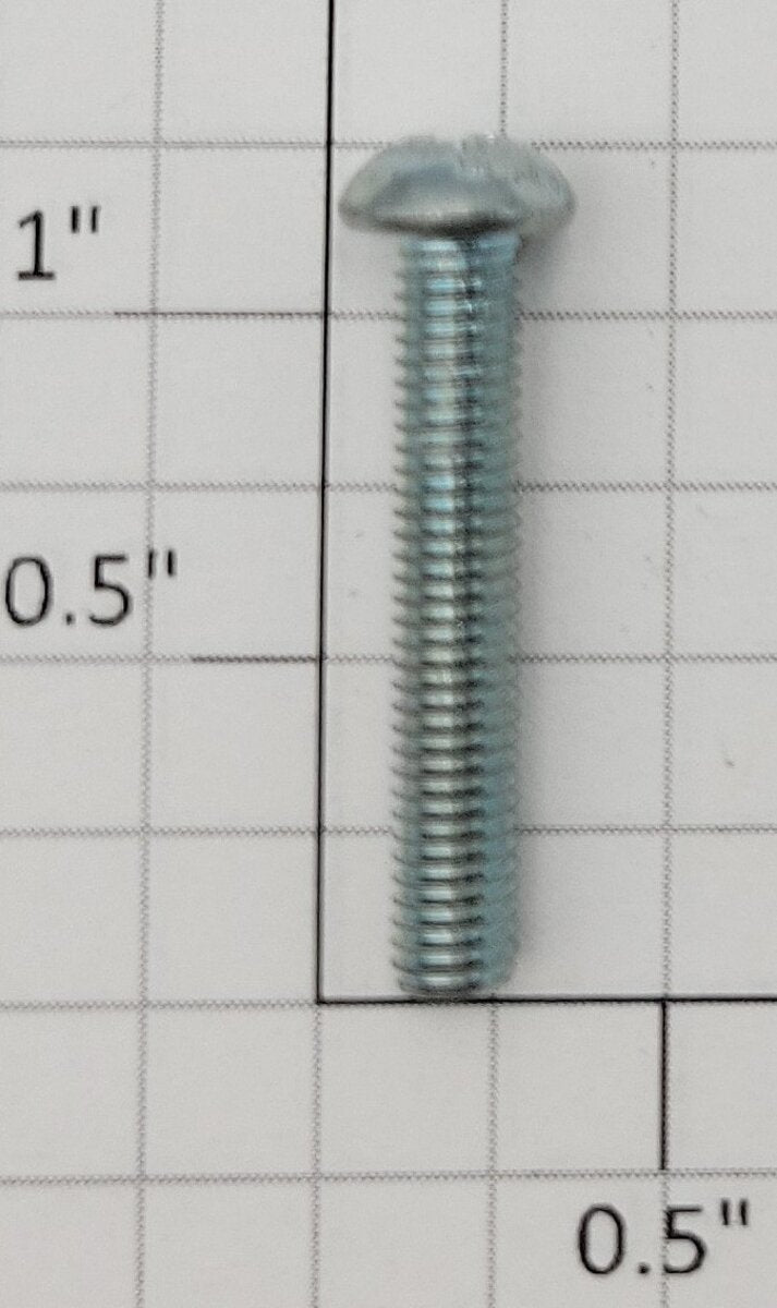 Acme #10-32 x 1-3/32" Nickel Round Head Phillips Screw