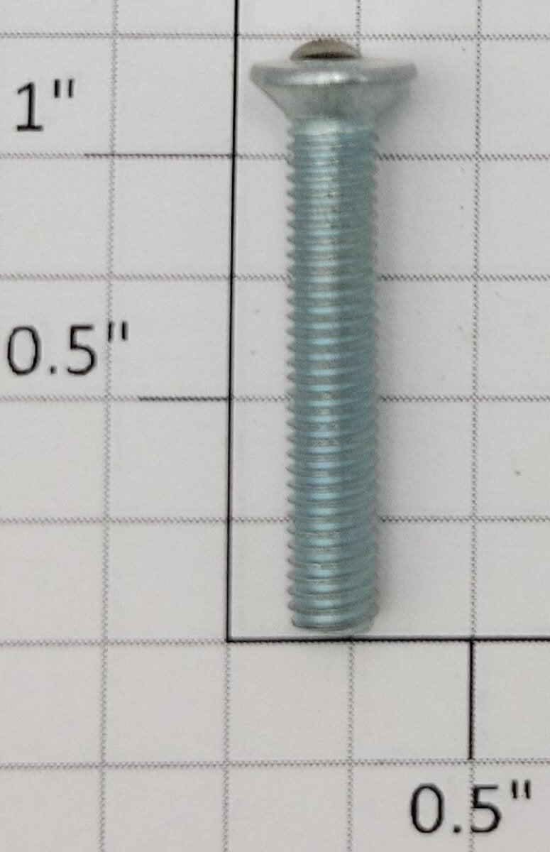 Acme M5-8 M5-0.08 x 30mm Nickel Flat Head Phillips Screw