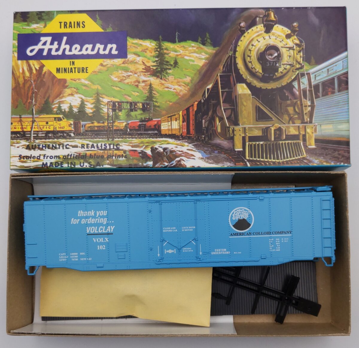 Athearn 5276 HO Volclay 50' Plug Door Boxcar Kit