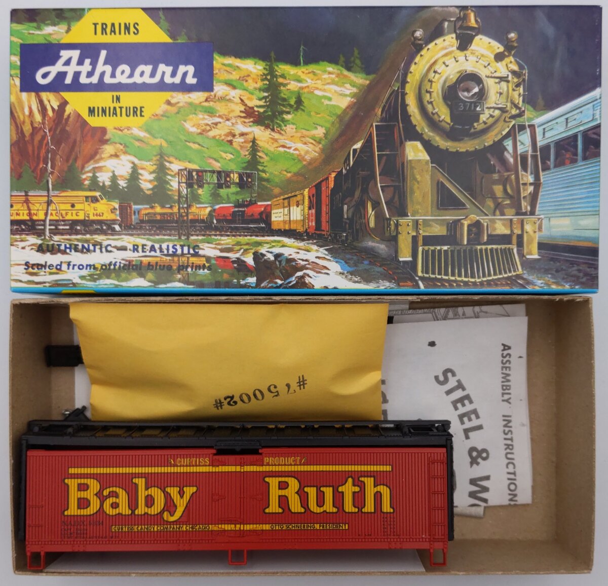 Athearn 5201 HO Baby Ruth 40' Reefer Kit