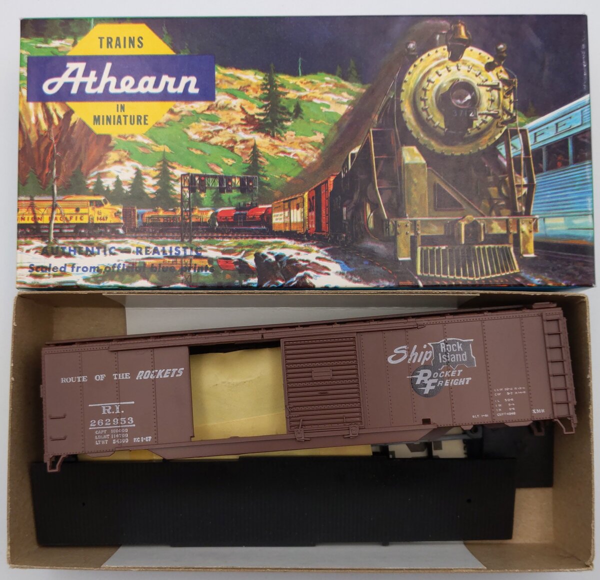 Athearn 5037 HO Rock Island 50' Boxcar Kit