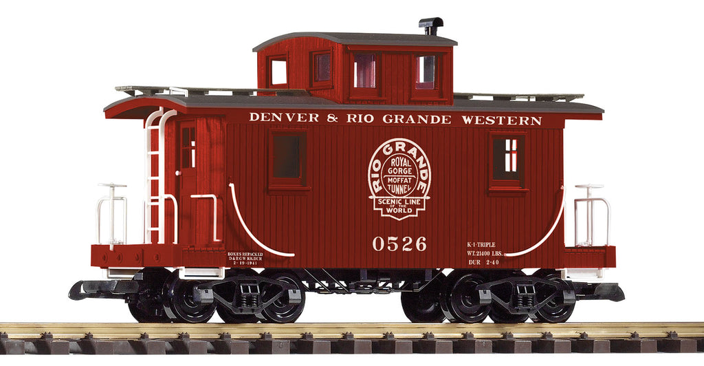 Piko 38976 G D&RGW Wood Caboose #0526