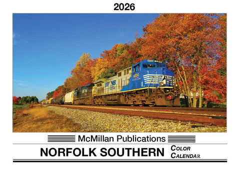 McMillan Publishing NS26 2026 Norfolk Southern Color Calendar