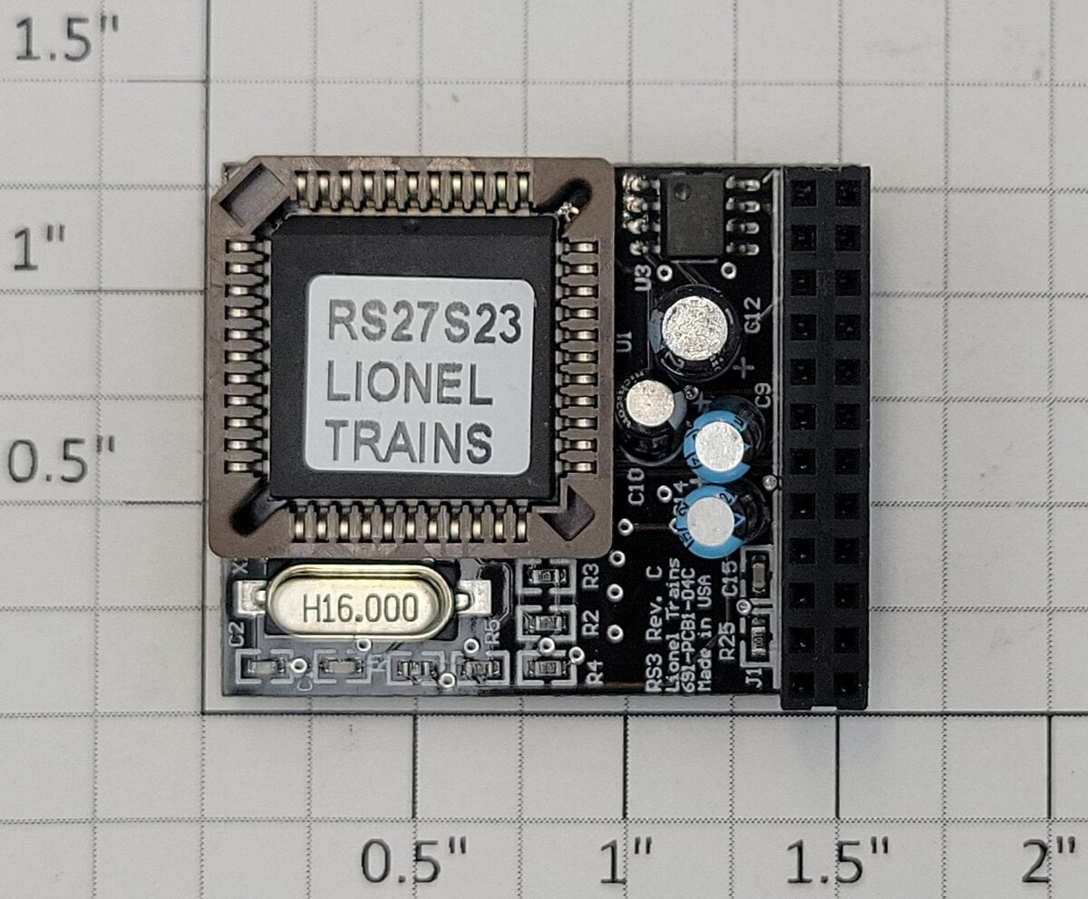 Lionel 691PCB104C RailSounds 4.0 PCB Circuit Board - Chip RS27S23