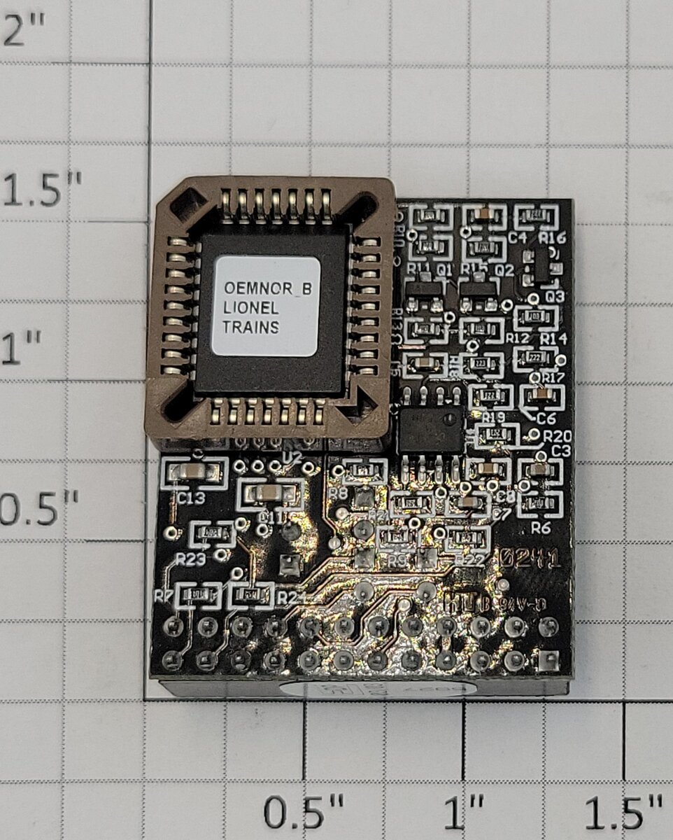 Lionel 691PCB104C RailSounds 4.0 PCB Circuit Board - Chip RS27S23