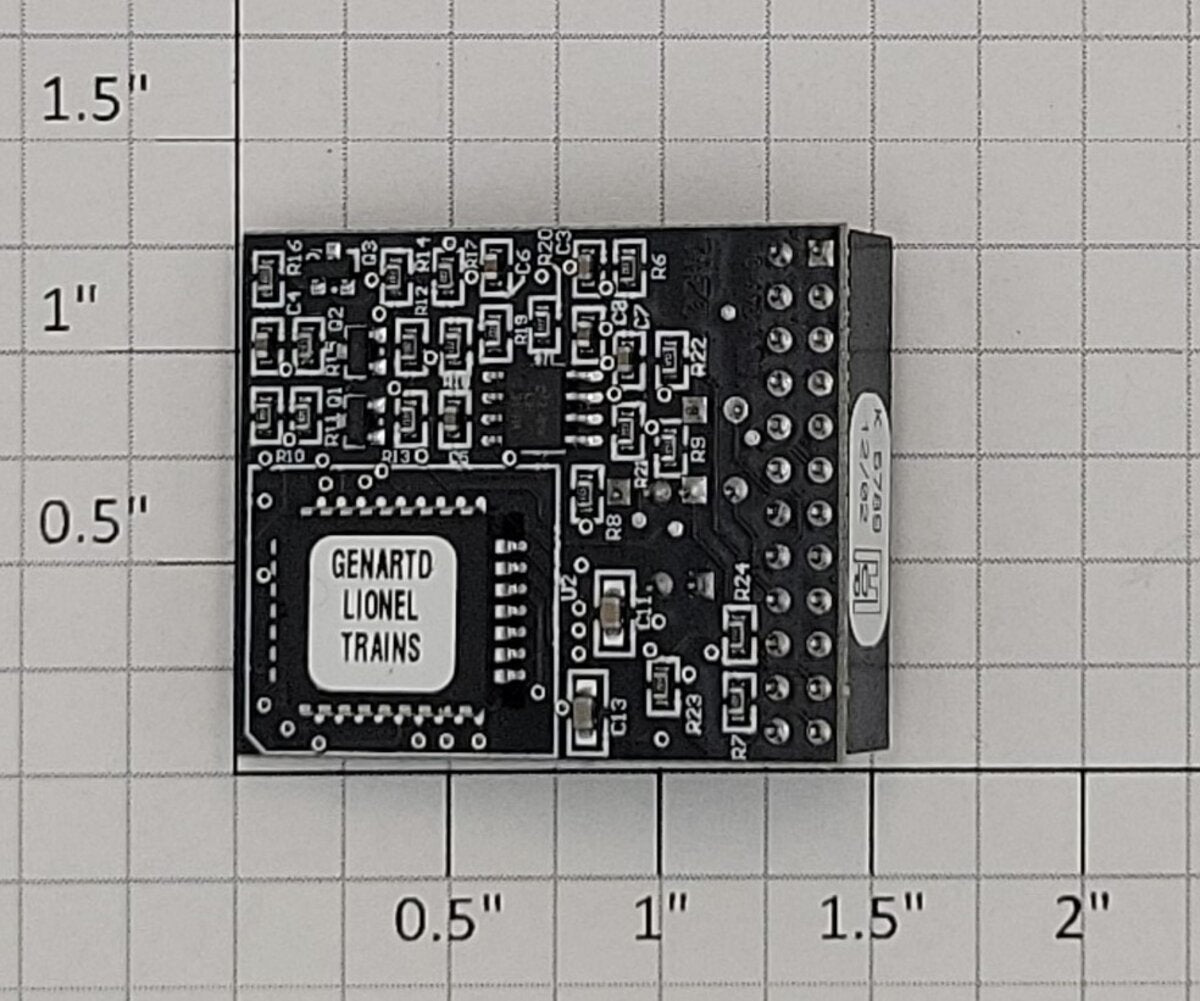 Lionel 691PCB104C RailSounds 4.0 PCB Circuit Board - Chip RS27SA16