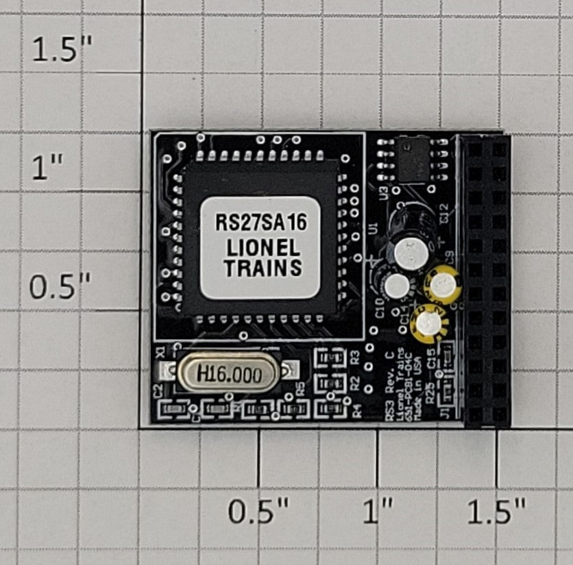 Lionel 691PCB104C RailSounds 4.0 PCB Circuit Board - Chip RS27SA16