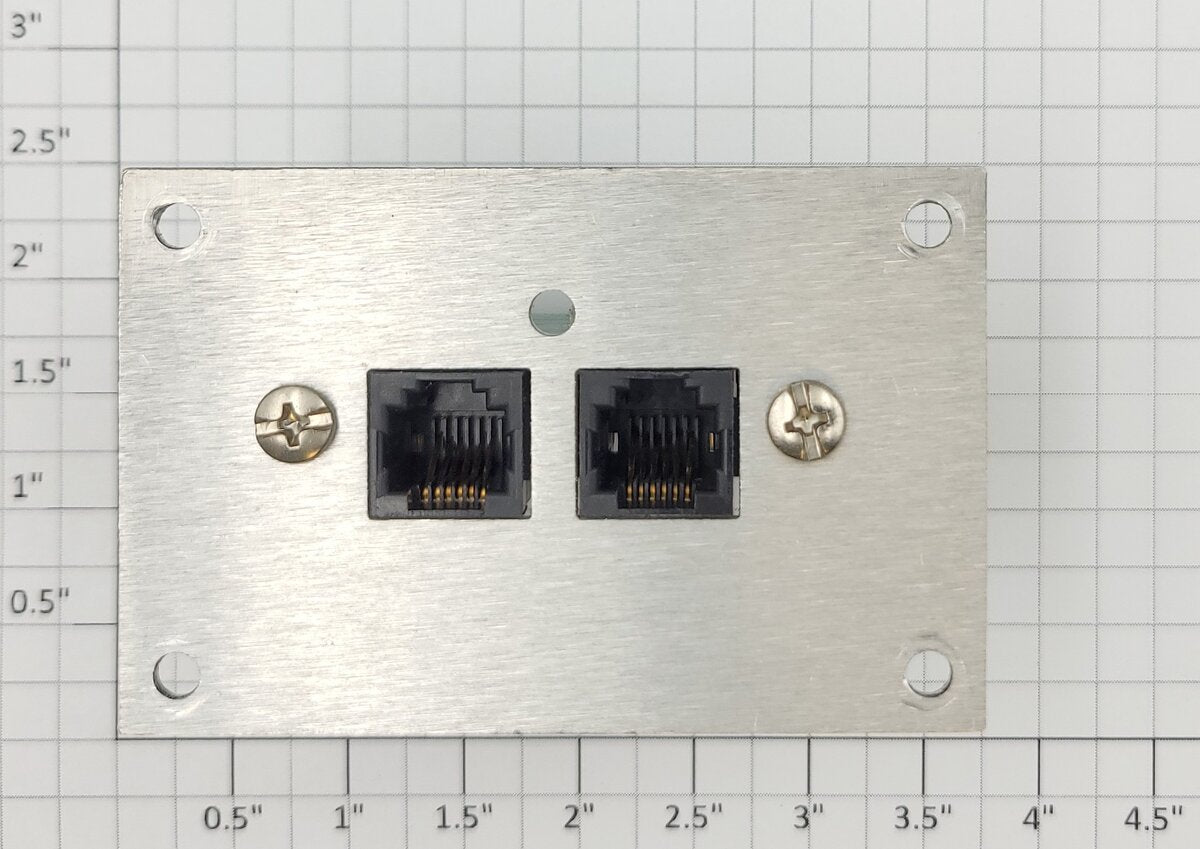 NCE 5240207 UTP Four RJ12 PCB Circuit Board with Fascia Panel