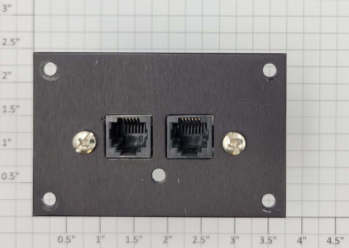 NCE 5240207 UTP Four RJ12 PCB Circuit Board with Fascia Panel