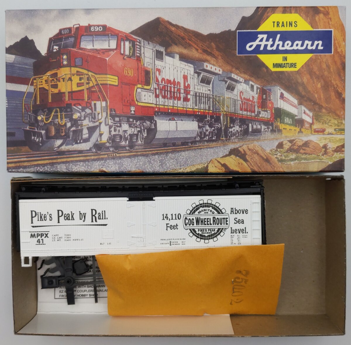 Athearn 99064 HO Manitou & Pikes Peak 40' Reefer Car Kit