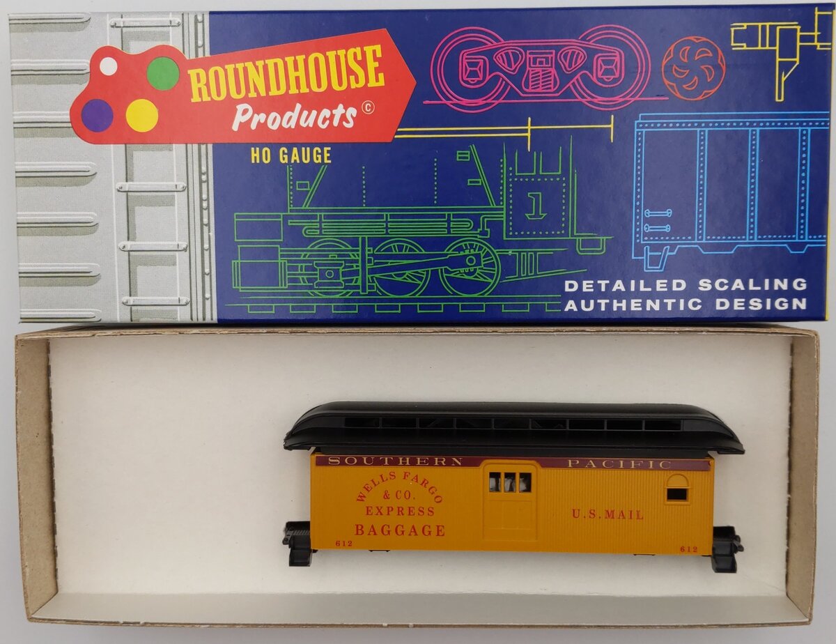 Roundhouse 3784 HO Southern Pacific Overton Baggage Kit