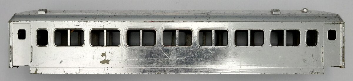 American Flyer PA10083 Chrome Painted Plastic Passenger Car Shell