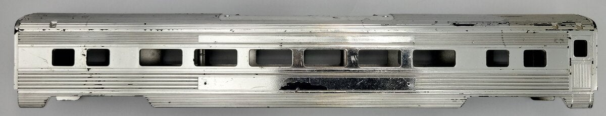 American Flyer PA11789 Chrome Painted Plastic Passenger Car Shell