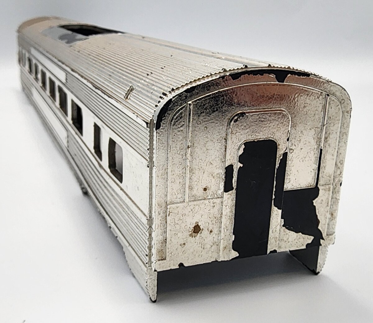 American Flyer PA11789 Chrome Painted Plastic Passenger Car Shell