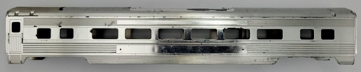American Flyer PA11789 Chrome Painted Plastic Passenger Car Shell