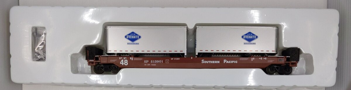 Con-Cor 0001-1985 (07) HO Scale Southern Pacific 125 Ton Single Car Twin Trailer