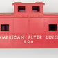 American Flyer PA9985 American Flyer Lines Red Caboose #806