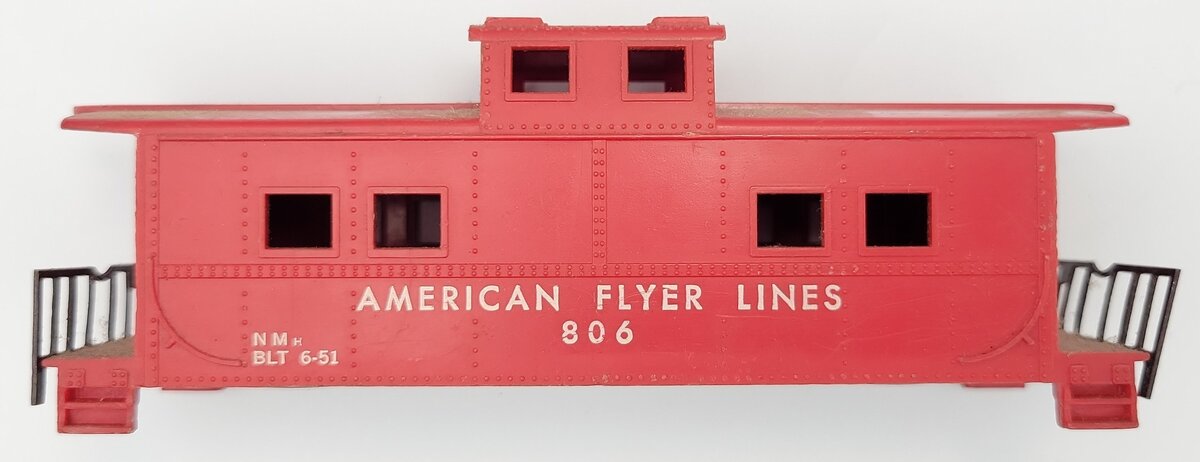 American Flyer PA9985 American Flyer Lines Red Caboose #806