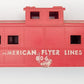 American Flyer PA9985 American Flyer Lines Red Caboose #806