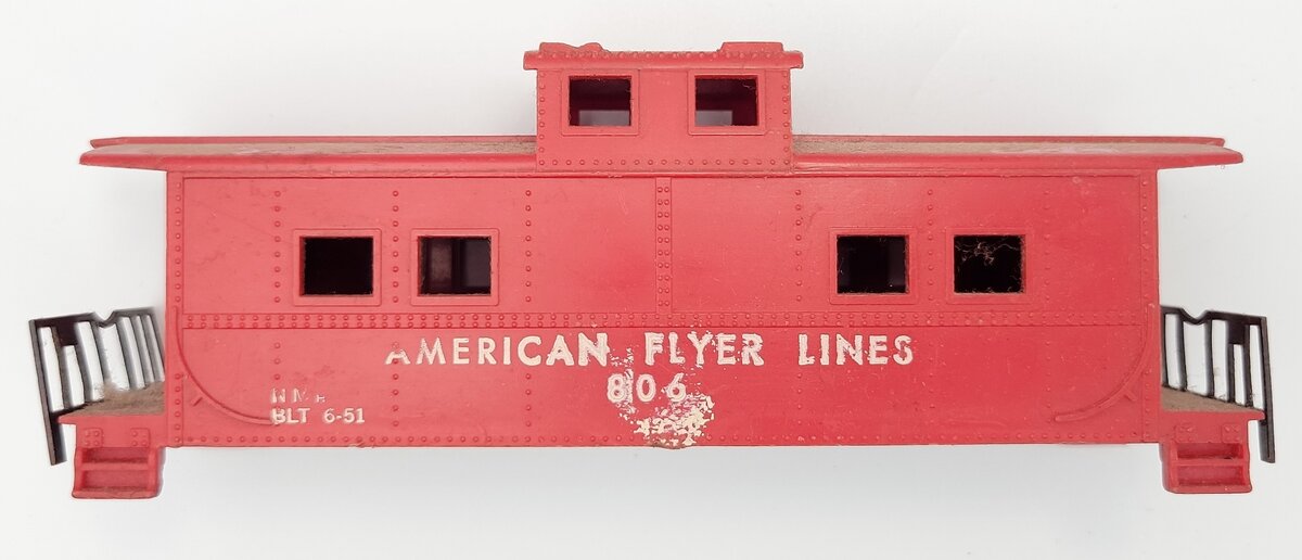 American Flyer PA9985 American Flyer Lines Red Caboose #806