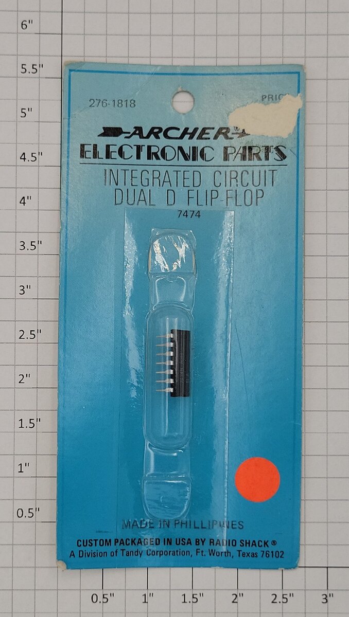Archer 276-1818 Integrated Circuit Dual D Flip Flop