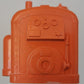 Lionel 397-15 O Gauge Repainted Orange Coal Loader Generator Motor Cover