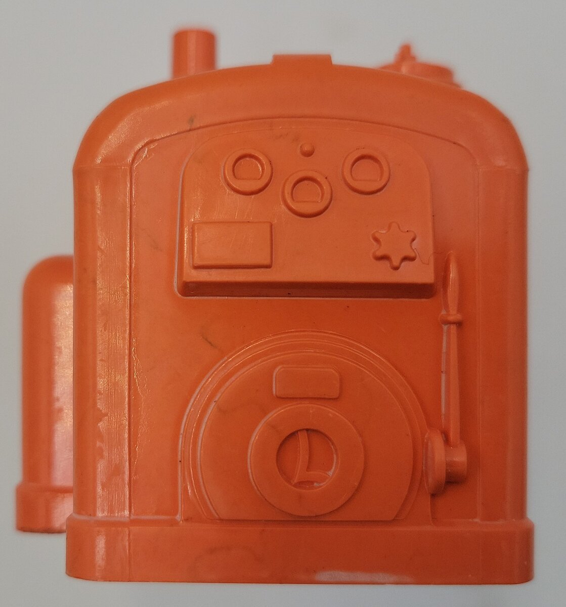 Lionel 397-15 O Gauge Repainted Orange Coal Loader Generator Motor Cover