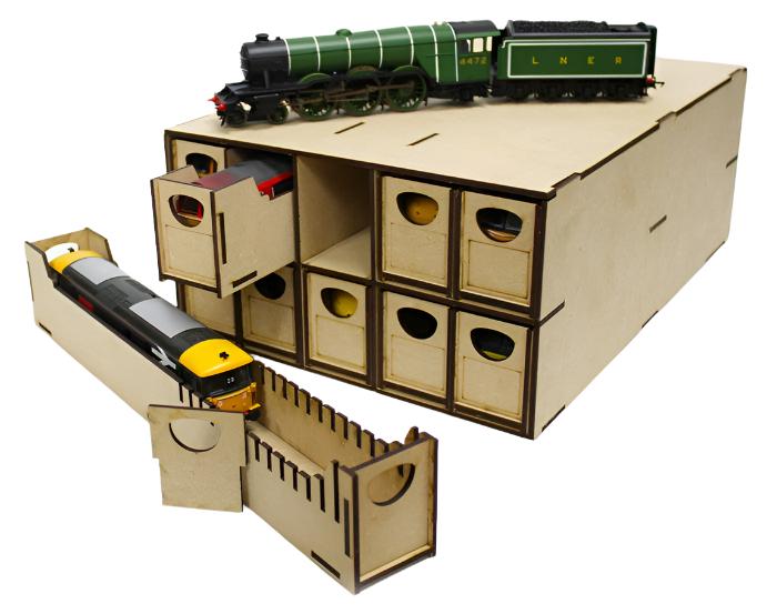 WWScenics WSLC-016 WWS N-Gauge Loco Storage Box 10 Drawer