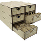 WWScenics WSLC-018 WWS Rolling Stock Storage Box 6 Multi-Compartment Drawers