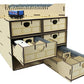 WWScenics WSLC-018 WWS Rolling Stock Storage Box 6 Multi-Compartment Drawers