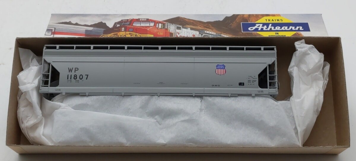 Athearn 2902J HO Western Pacific 55' ACF Centerflow Hopper # 11807 Kit