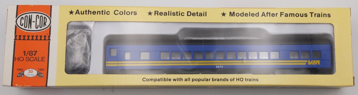 Con-Cor 001-000912 HO 78' Passenger Car Coach Kit