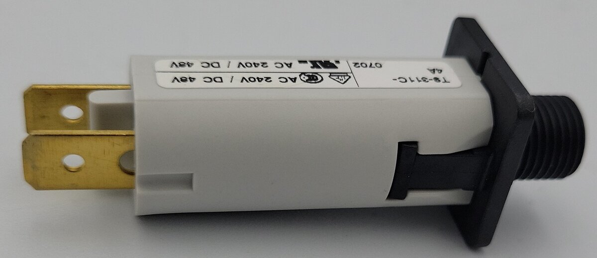 Acme T9-311C-4A Thermal Circuit Breaker 1 Pole 48 Volt , 240 Volt Panel