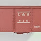 American Flyer PA9986 S Scale Tuscan D & H 916 Gondola Shell