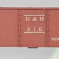 American Flyer PA9986 S Scale Tuscan D & H 916 Gondola Shell