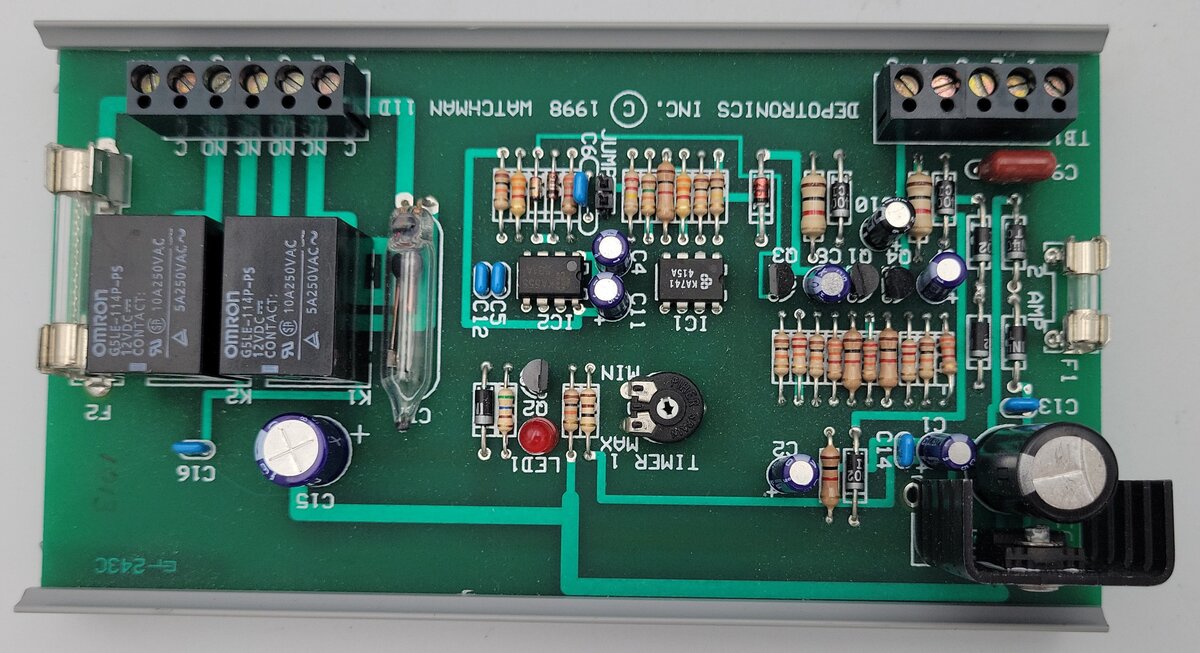 Depotronics 11D IIC Watchman Train & Signal Controller PCB Circuit Board