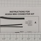Micro-Mark 83858 Red & Black Mini Connector Kit (Bag of 10)