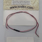 Train Control Systems 1520 2-Pin Micro Connector / Red & Black