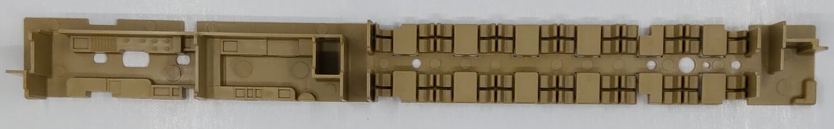 Rivarossi 20977/0 HO Scale 1930's Interior for Dinner Car - Dark Tan Plastic