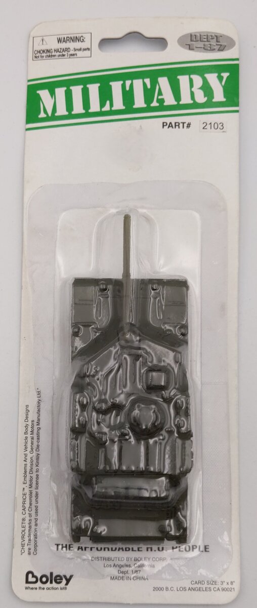 Boley 2103 HO 1:87 Military Army Tank Car