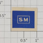 American Flyer 638-1 "SM" 638 Interlocking Tower Name Board
