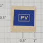 American Flyer 638-2 "PV" 638 Interlocking Tower Name Board